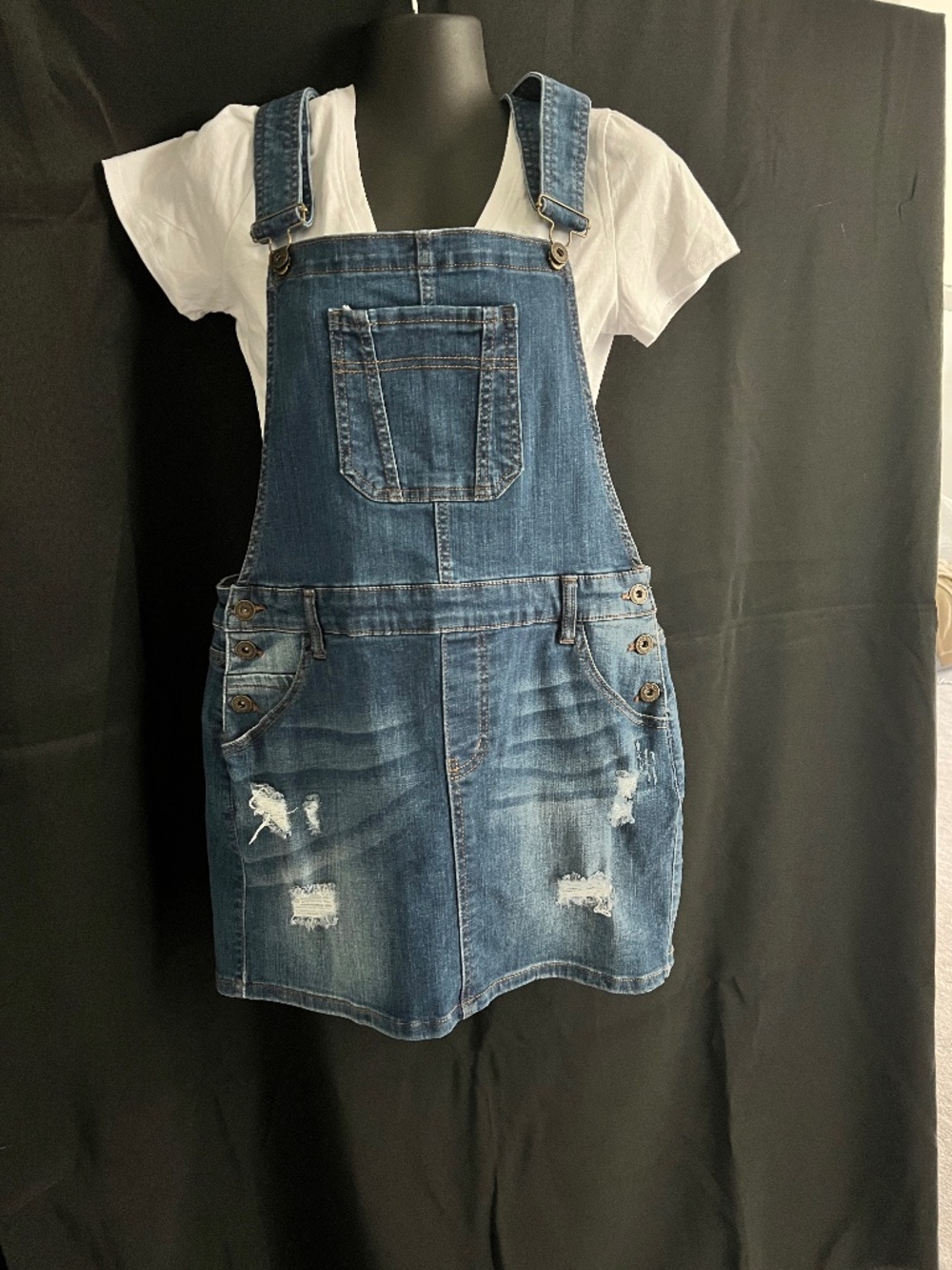 Overall Jean Dress